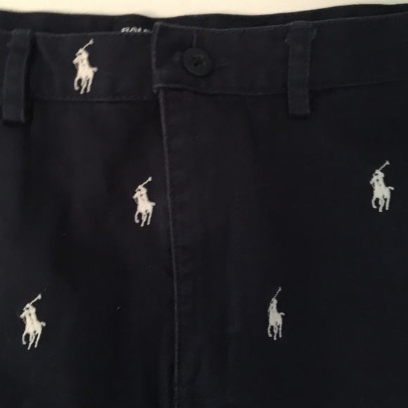 Ralph Lauren Navy Embroided Skirt - Picture 5 of 8